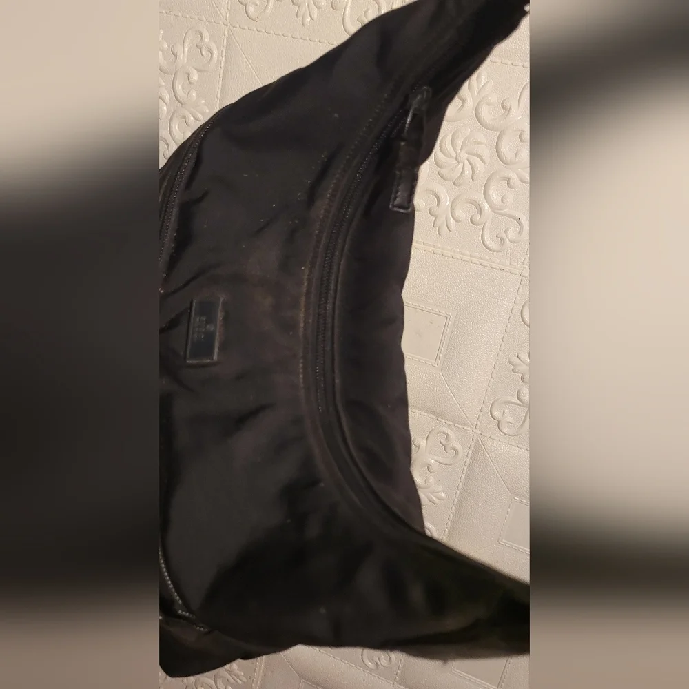Gucci Black Hobo TOTE Bag By Tom Ford Vintage 2 Front Pockets Authentic Need Fix
